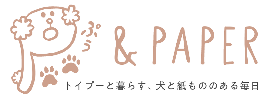 トイプーと暮らす、犬と紙もののある毎日｜ぷぅ & PAPER